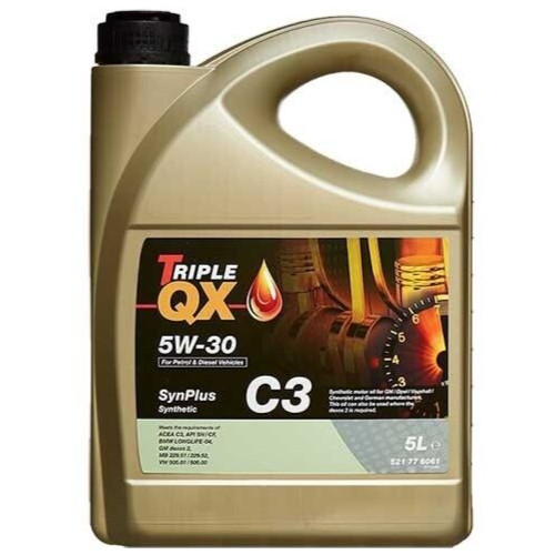 Car engine oil - triple, qx