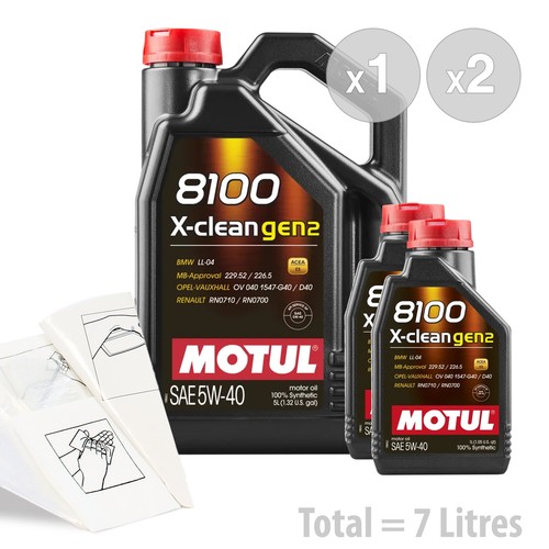 Motul 8100 clean - x-clean, gen2