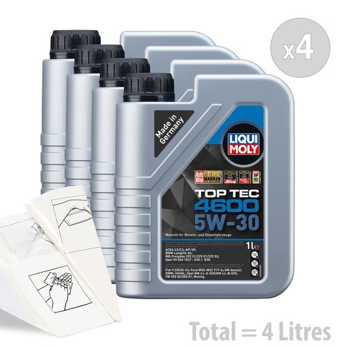 Car engine oil service - oil, kit