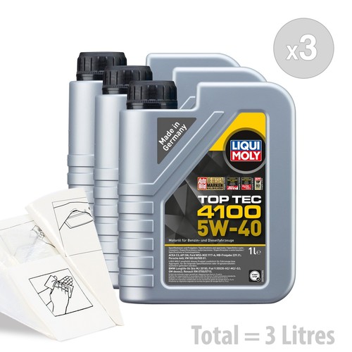 Car engine oil service kit - oil,